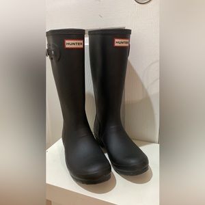 Matte Black Hunter Boots